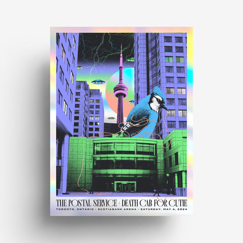 Death Cab for Cutie / The Postal Service - Toronto, ON (Rainbow Foil)