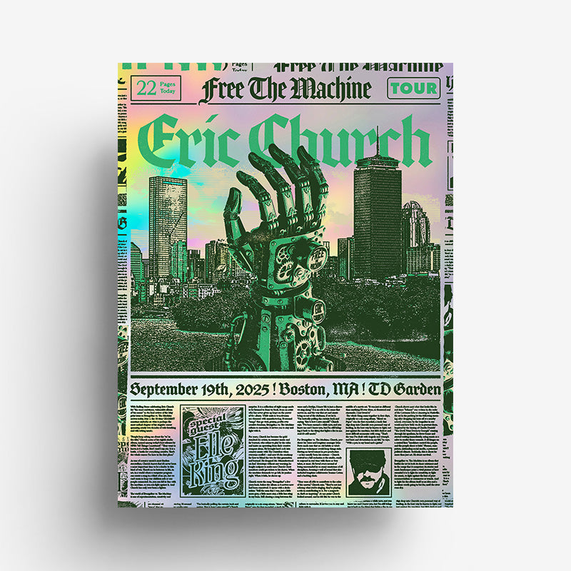 Eric Church / Boston, MA (Foil)