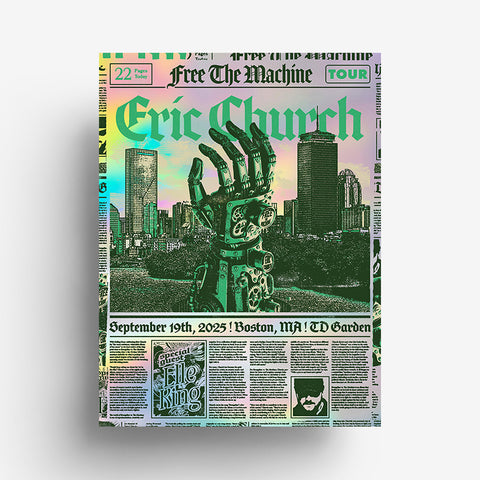 Eric Church / Boston, MA (Foil)