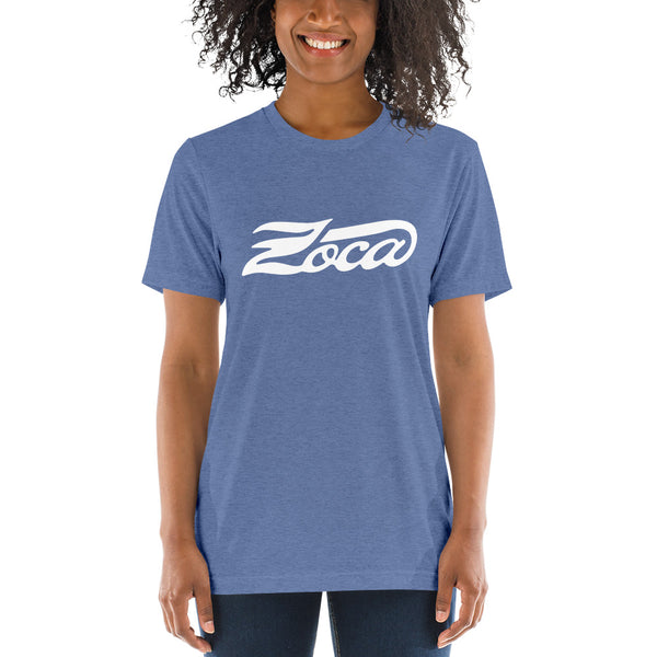 ZOCA Slant T-shirt / White Logo