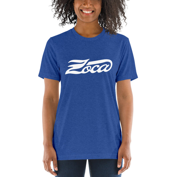 ZOCA Slant T-shirt / White Logo