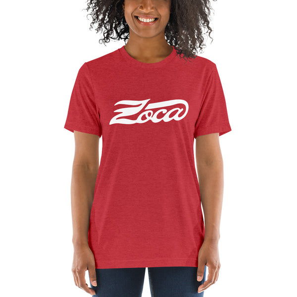 ZOCA Slant T-shirt / White Logo