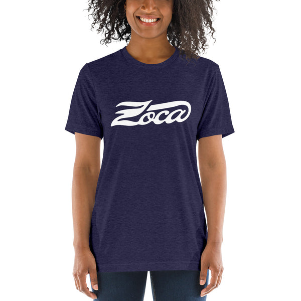 ZOCA Slant T-shirt / White Logo