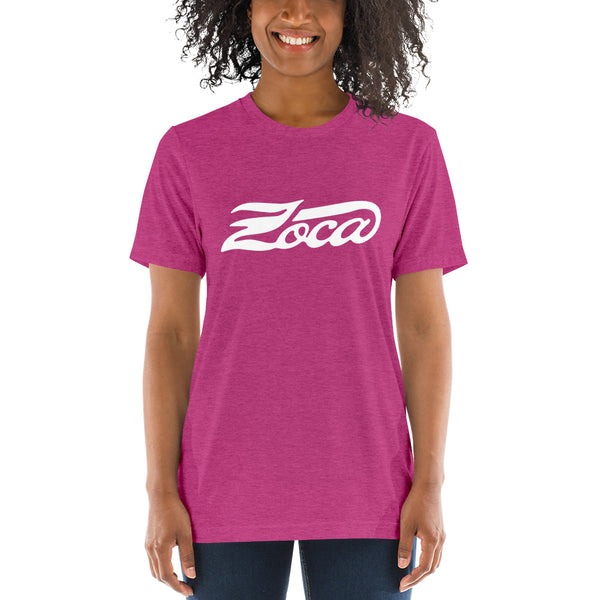 ZOCA Slant T-shirt / White Logo